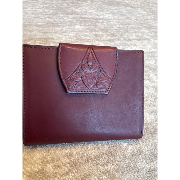 Vintage Rolfs Tooled Leather Chocolate Brown - Picture 3 of 10